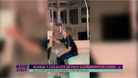Wanda y los hijos de Maxi sufrieron por Icardi
