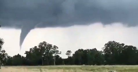 Pánico por un tornado en Punta Indio