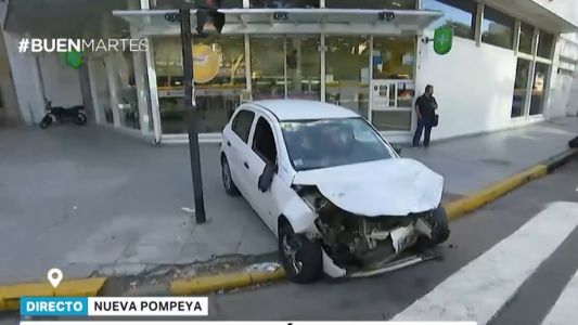 Choque en avenida Sáenz y Caseros