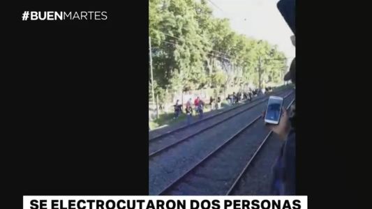 Se subieron al techo del tren y recibieron una descarga de 25 mil voltios