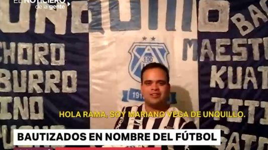 Mirá cómo bautizó a su hijo un hincha fanático de Talleres