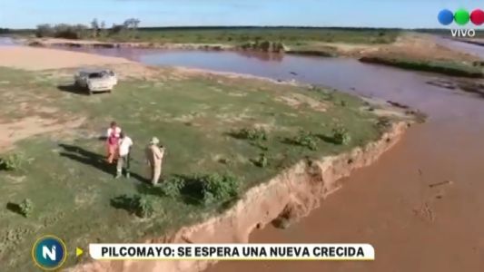 Cientos de evacuados por la crecida del río Pilcomayo en Salta