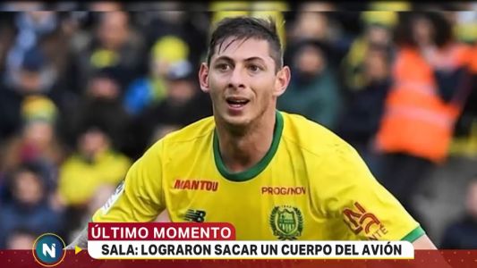 Sacaron un cuerpo de la avioneta en la que se estrelló Emiliano Sala