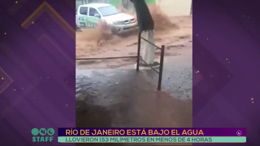 Río de Janeiro, bajo el agua