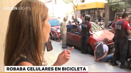 Detuvieron a un "bicichorro" en Recoleta