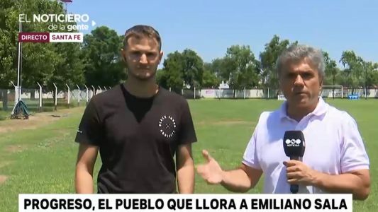 Progreso, el pueblo que llora a Emiliano Sala