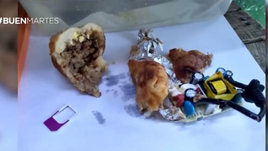 Llevaba a la cárcel droga escondida en una empanada