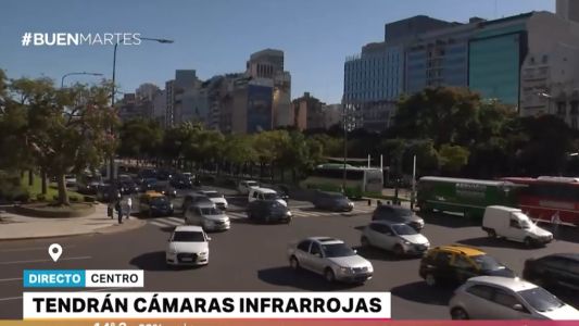 Seguridad: instalan garitas elevadas en la 9 de Julio