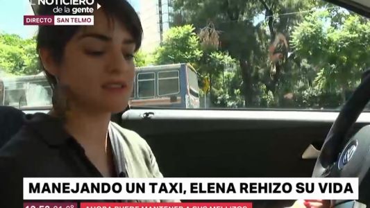 La mujer, víctima de violencia de género, que rehizo su vida manejando un taxi