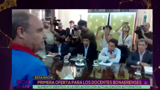 Primera oferta para los docentes bonaerenses