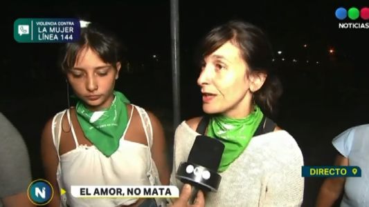 "El amor no duele, no mata", dicen las mujeres en Villa Pueyrredón