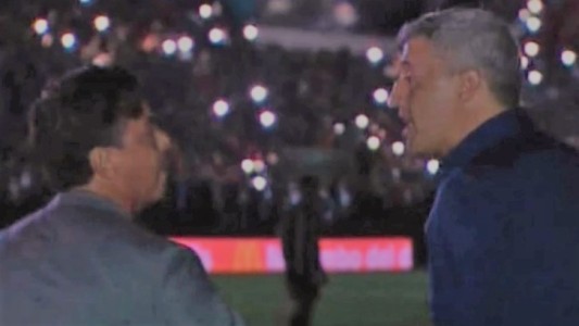 Polémico Banfield-River:  el "electricista" y el "jugador de truco" quedaron  a mano