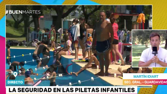 La seguridad en las piletas infantiles: cómo es el trabajo de los guardavidas
