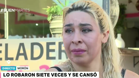 Le robaron siete veces su heladería: la última persiguió y atrapó al ladrón