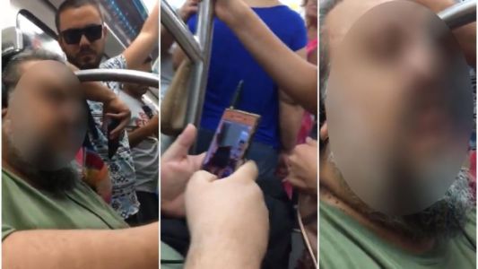 Acoso en el subte: le sacó una foto a una chica, lo escracharon y lo bajaron del subte