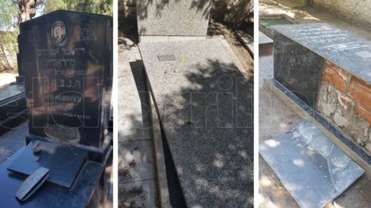 Profanaron 9 tumbas en el cementerio judío de San Luis