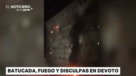 Protesta dentro del penal de Villa Devoto
