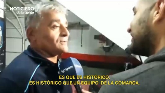 Histórico triunfo de Sol de Mayo: habló su presidente, que además es el DT