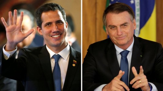 Se reúnen Guaidó y Bolsonaro para atender la crisis en Venezuela