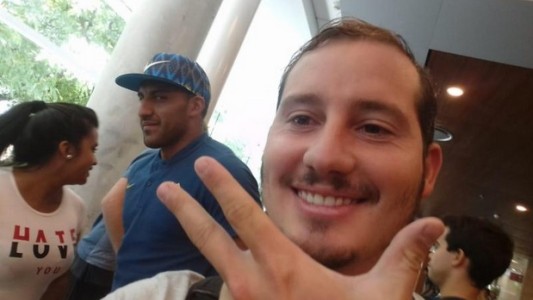 Wanchope le pegó un “correctivo” a un hincha de River que se burla de los xeneizes