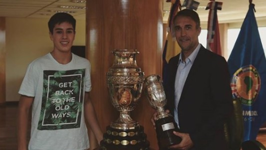 Por qué uno de los hijos de Gabriel Batistuta trabaja en una fotocopiadora