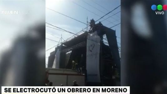 Un obrero se electrocutó armando el escenario para los festejos de Carnaval