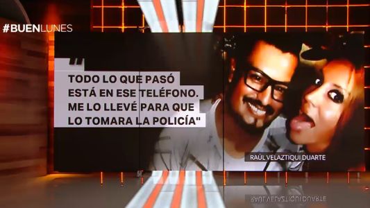 Velaztiqui Duarte explicó por qué se llevó el celular de Natacha