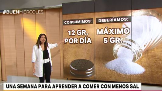 Los argentinos debemos aprender a comer con menos sal