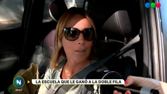 La escuela de Belgrano que encontró el sistema perfecto para no tener autos en doble fila