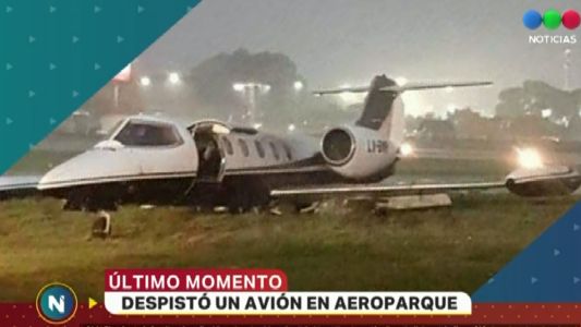Cerraron el aeroparque por el despiste de un avión en el medio del temporal