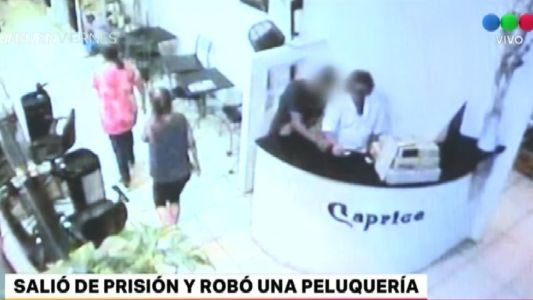 Salió de la cárcel y robó una peluquería porque quería volver a ir preso
