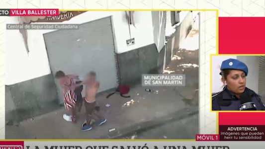La mujer que salvó a la mujer: "No sabíamos si estaba armado"