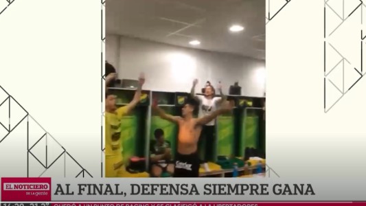 El festejo de Defensa y Justicia