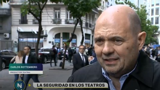 Sergio Denis: Carlos Rottemberg habló sobre la seguridad en los teatros