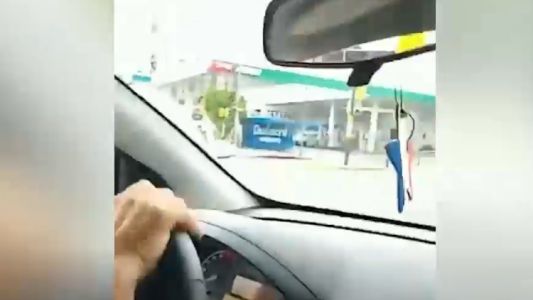 Video: entradera, persecución y 80 tiros