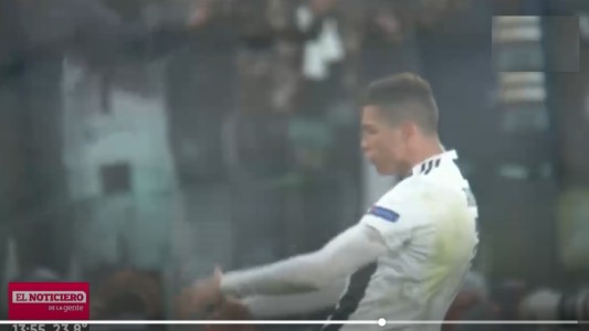 El festejo de Cristiano dedicado al "Cholo" Simeone