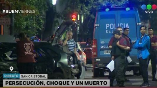 Murió un delincuente al chocar cuando lo perseguían