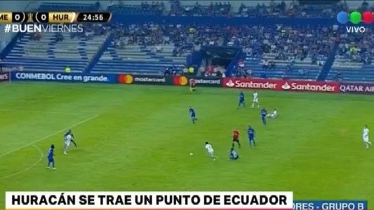Huracán se trae un punto de Ecuador