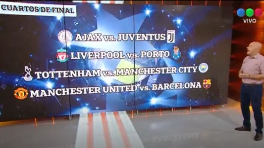 Así serán los cuartos de final de la Champions