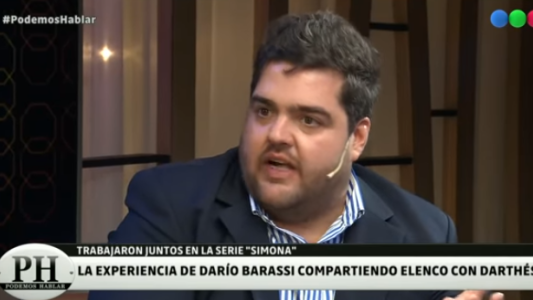 Darío Barassi contó cómo fue trabajar con Juan Darthes: "La convivencia fue complicada"