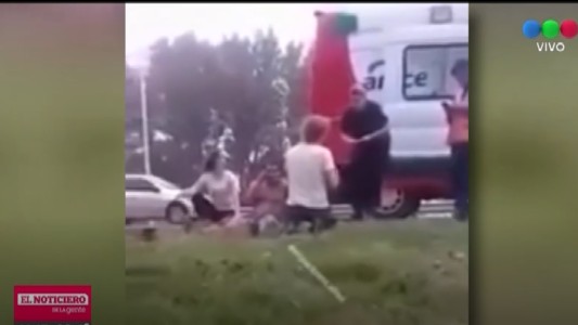 Facundo Arana asistió a los heridos en un vuelco en una ruta de Santa Fe