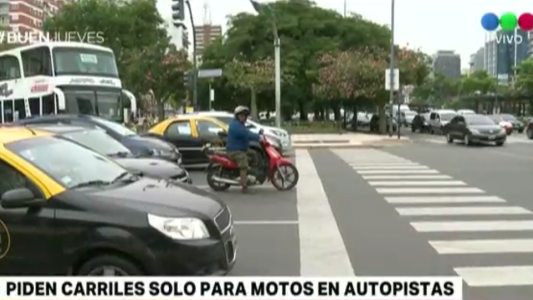 Piden carriles sólo para motos