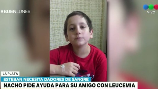 El gesto de un nene con leucemia: "Necesitamos que la gente done sangre"