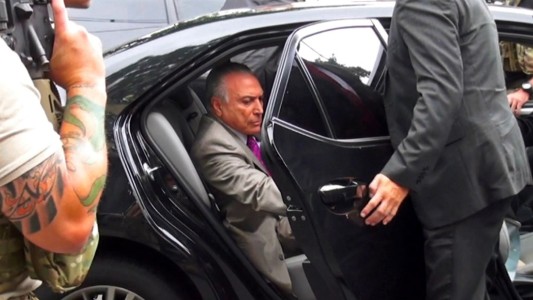 Brasil: juez ordenó que liberen al expresidente Michel Temer