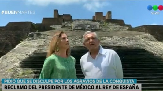 López Obrador reclamó a España que pida perdón por la conquista