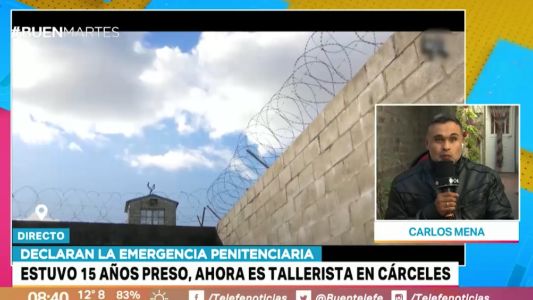 "La cárcel no rehabilita": tras 15 años preso, ahora dicta talleres a detenidos