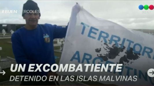 Un ex combatiente argentino fue detenido en Malvinas