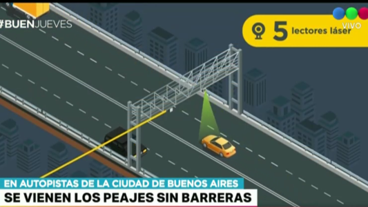 Presentarán un nuevo sistema de peajes sin barreras