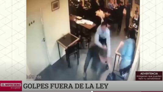 A los golpes en un bar del Colegio de Abogados