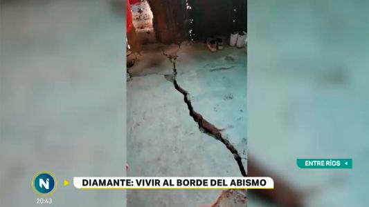 Alerta por nuevos desplazamientos de tierra en Diamante